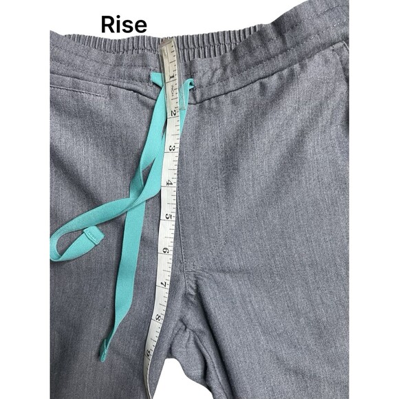 Figs Mua Pintuck Scrub Set Women Gray Technical Collection Top & Bottom size XXS - Picture 11 of 16